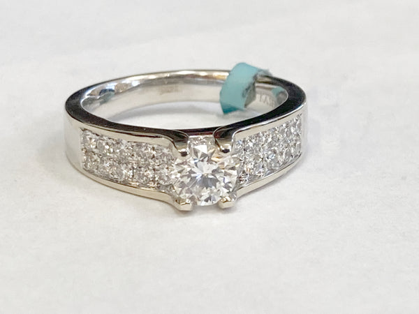 14KWG Diamond Engagement Ring