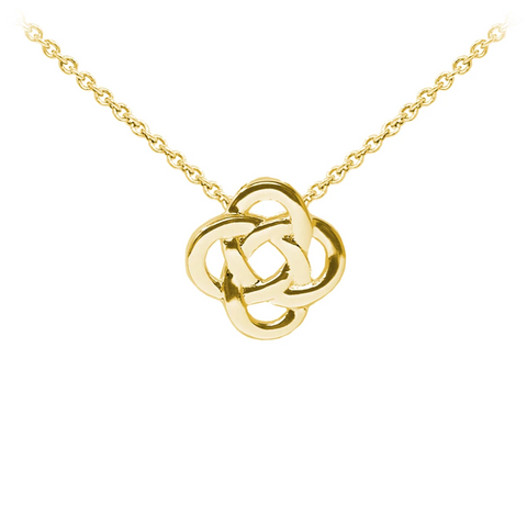 Celtic Knot Sterling Silver Dainty Necklace