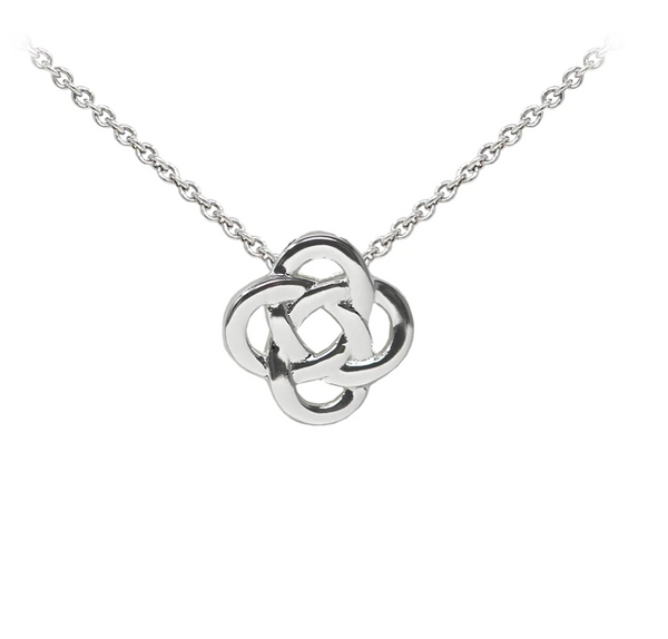Celtic Knot Sterling Silver Dainty Necklace