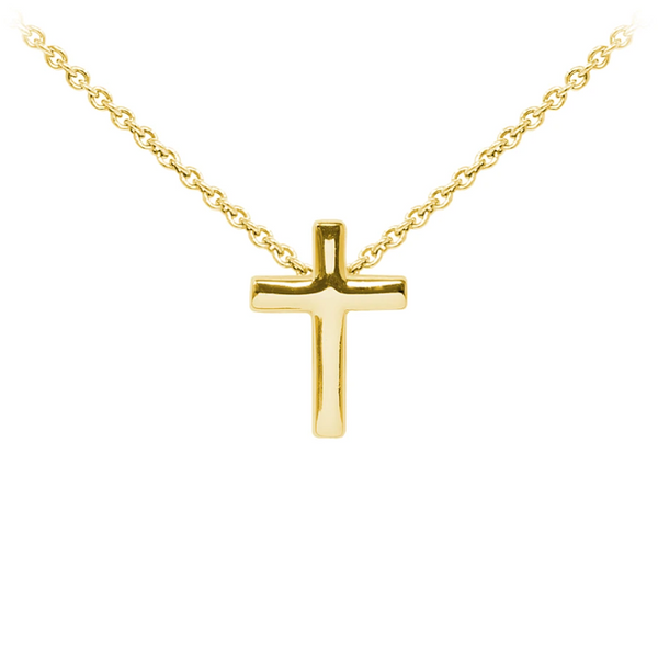 Cross Sterling Silver Dainty Necklace