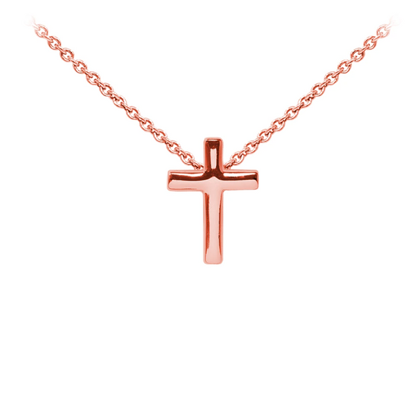 Cross Sterling Silver Dainty Necklace
