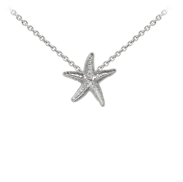 Starfish Sterling Silver Dainty Necklace