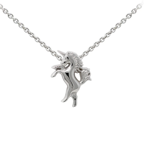 Unicorn Sterling Silver Dainty Necklace