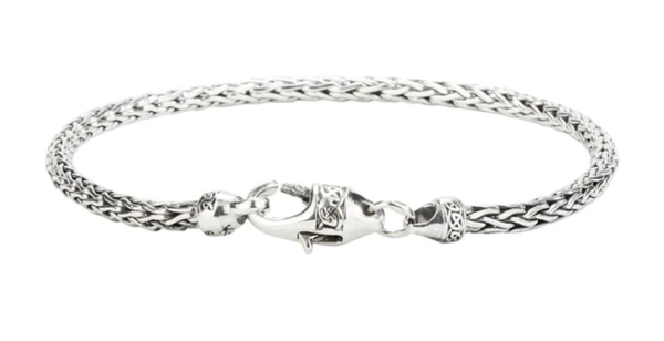 Sterling Silver Dragon Weave Chain