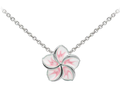 Wind & Fire Magnolia Sterling Silver Dainty Necklace