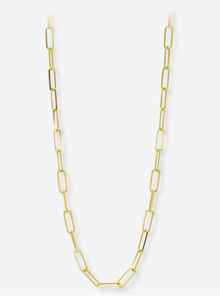 16" Stellari Gold 5mm Paperclip Necklace